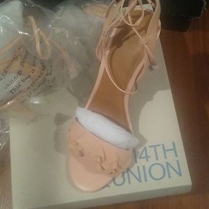 Women sandal 14th and union catarina pink heels ne